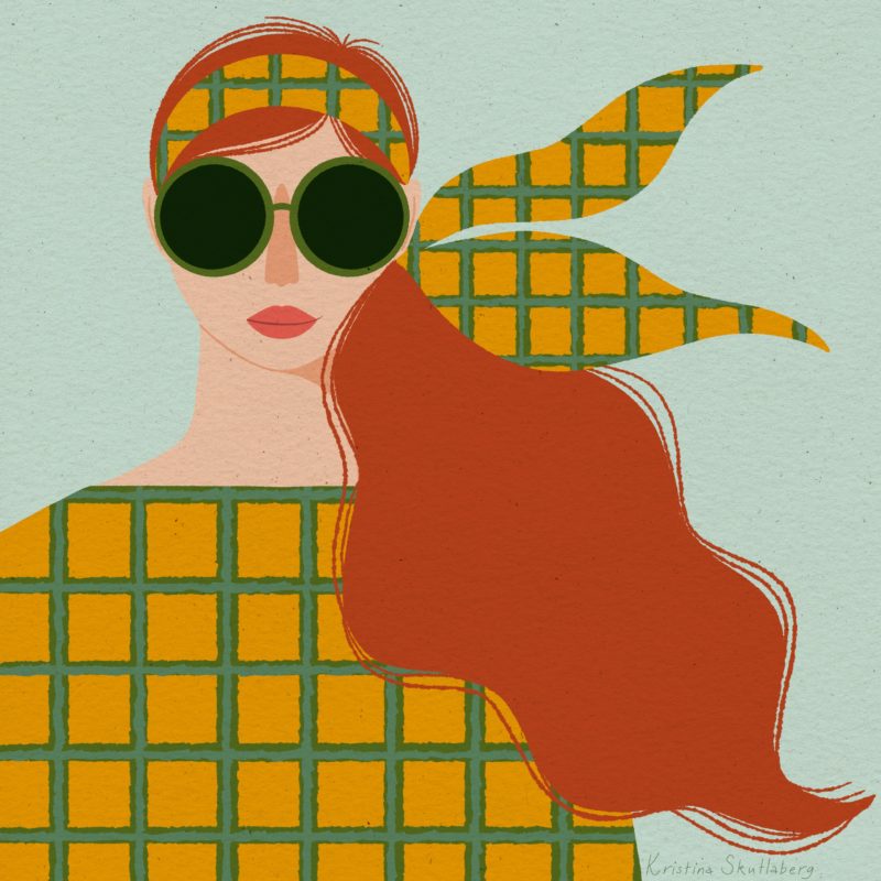 Woman with sunglasses